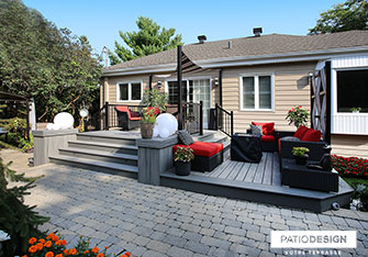 Fiberon Terrace by Patio Design inc.