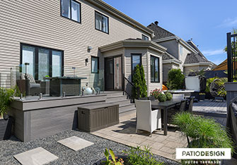 Fiberon Terrace by Patio Design inc.