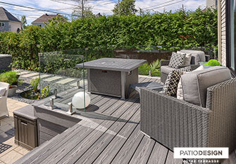 Fiberon Terrace by Patio Design inc.