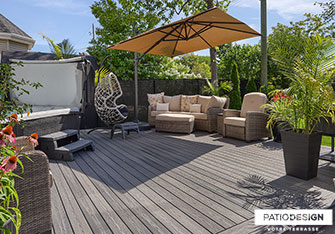 Terrasse Fiberon par Patio Design inc.