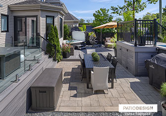 Fiberon Terrace by Patio Design inc.