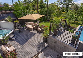 Fiberon Terrace by Patio Design inc.