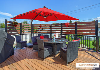 Terrasse Fiberon par Patio Design inc.