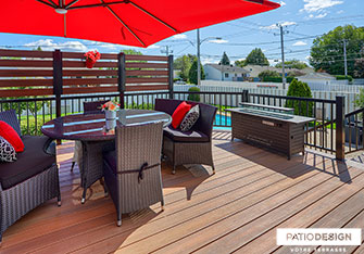 Fiberon Terrace by Patio Design inc.