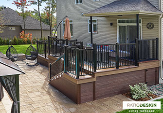 Fiberon Terrace by Patio Design inc.