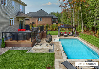 Fiberon Terrace by Patio Design inc.