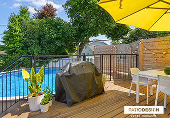 Fiberon Terrace by Patio Design inc.