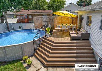 Fiberon Terrace by Patio Design inc.