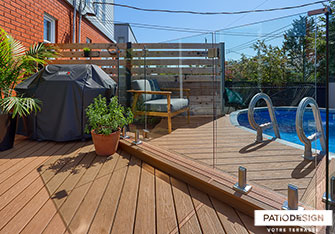 Terrasse Fiberon par Patio Design inc.