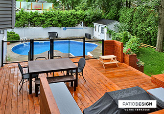 Wood Patio by Patio Design inc.