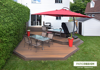 Patio avec SPA par Patio Design inc.