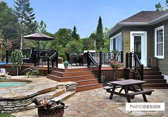 Terrasse en Trex par Patio Design inc.