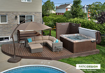 Terrasse en Trex par Patio Design inc.