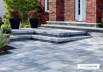 Pavés Permacon Melville 80 par Patio Design inc.