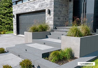 Pavé Permacon Méga-Melville, Panneaux Artex par Patio Design inc.