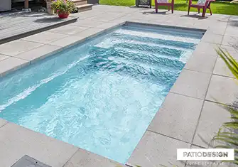 Fiberglass Inground Pool by Patio Design inc.