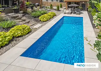 Fiberglass Inground Pool by Patio Design inc.