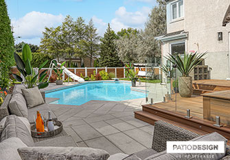 Steel Inground Pool par Patio Design inc.