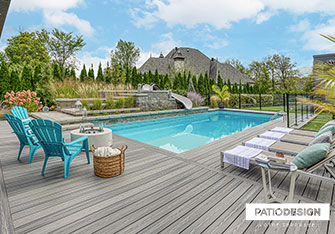 Inground Pool with insulated formwork par Patio Design inc.