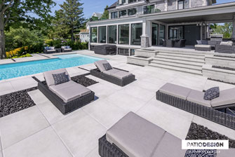 Pavé Rinox Proma 3 XL, Blanc argent par Patio Design inc.