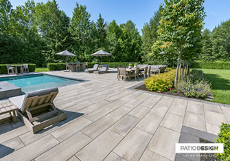 Pavé Rinox Proma XL, Gris ciel par Patio Design inc.