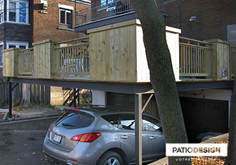 Structures d'acier par Patio Design inc.