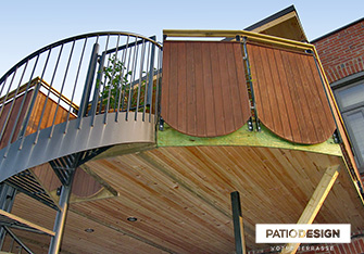 Structures d'acier par Patio Design inc.