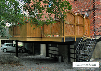 Structures d'acier par Patio Design inc.