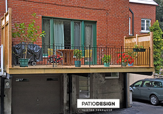 Structures d'acier par Patio Design inc.