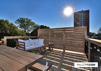 Roof Terrace by Patio Design inc.