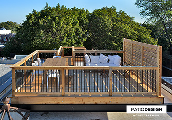 Toit-terrasse par Patio Design inc.