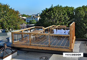 Toit-terrasse par Patio Design inc.