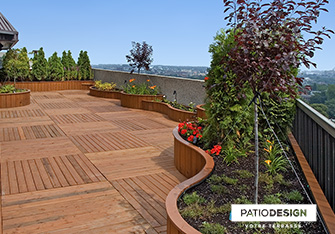 Toit-terrasse par Patio Design inc.